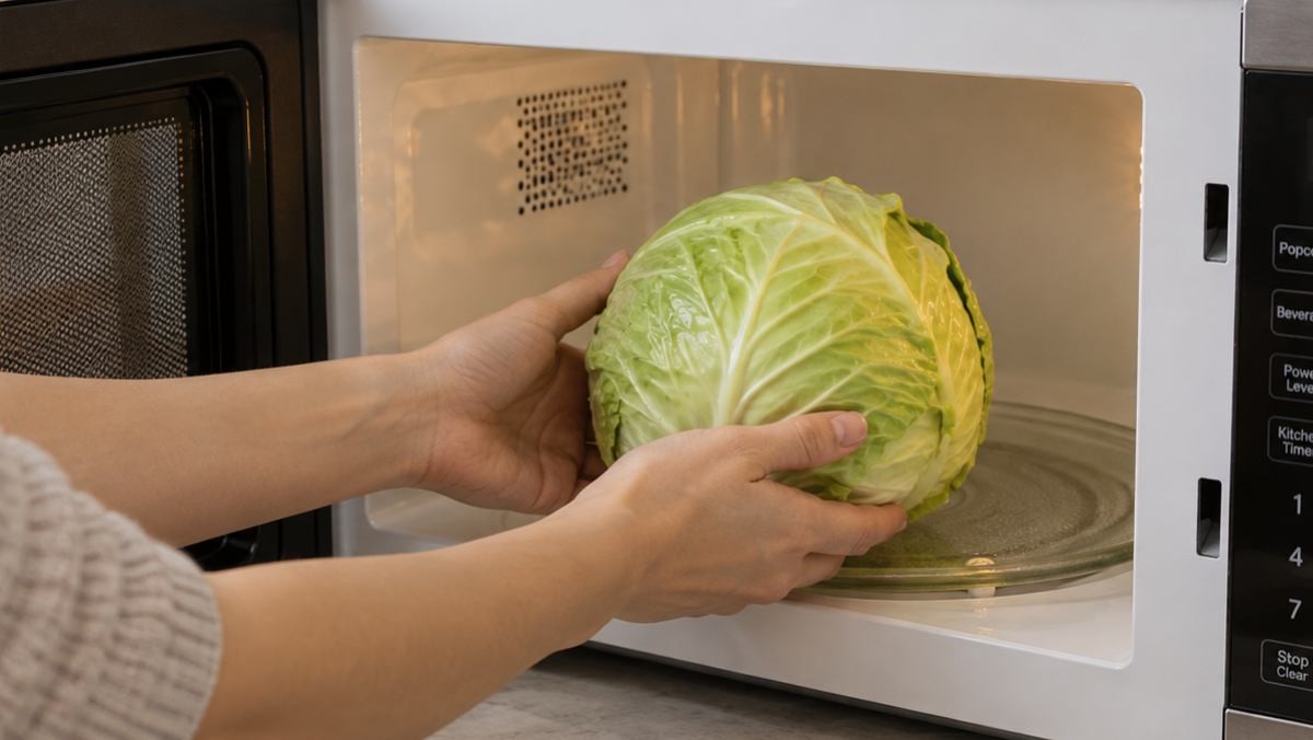 양배추 그냥 전자레인지에 넣어만 보세요…힘들게 찜기 쓸 필요없네요 [위키레시피]