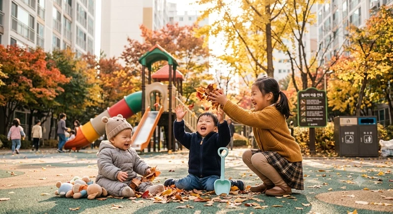 아이들이 살기 좋은 도시로 꼽히고 있는 경기도 하남 / AI 생성 이미지
