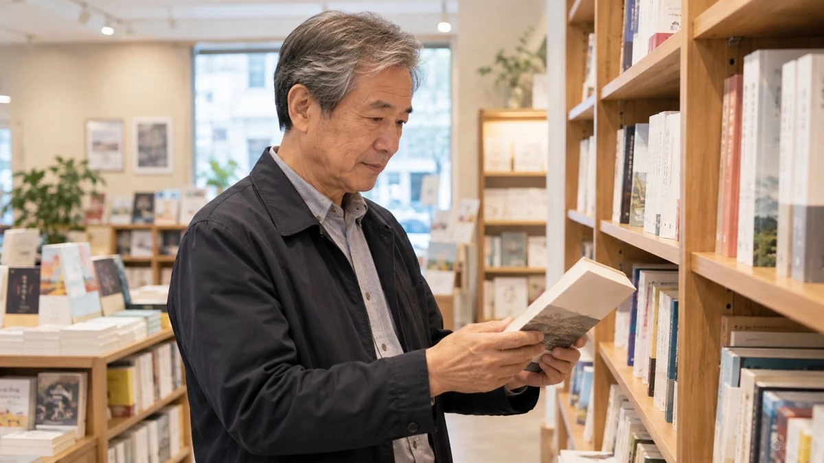 서점에 들른 사람. 기사 이해를 돕기 위해 AI툴로 생성한 자료사진.