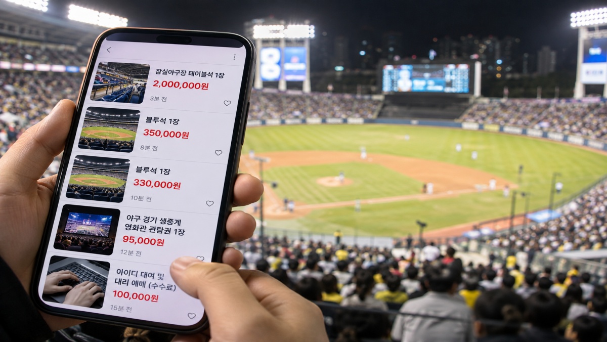 12만 원 표가 200만 원으로… '가을야구' 덮친 암표, 단속 불길 속 편법 기승