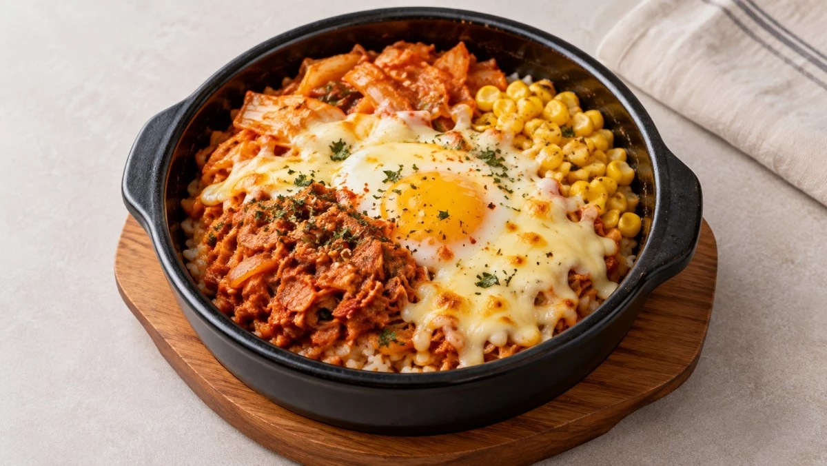고추참치 치즈밥. / 기사 이해를 돕기 위해 AI로 제작한 자료 이미지로, 실제 모습과 다소 차이가 있을 수 있습니다.