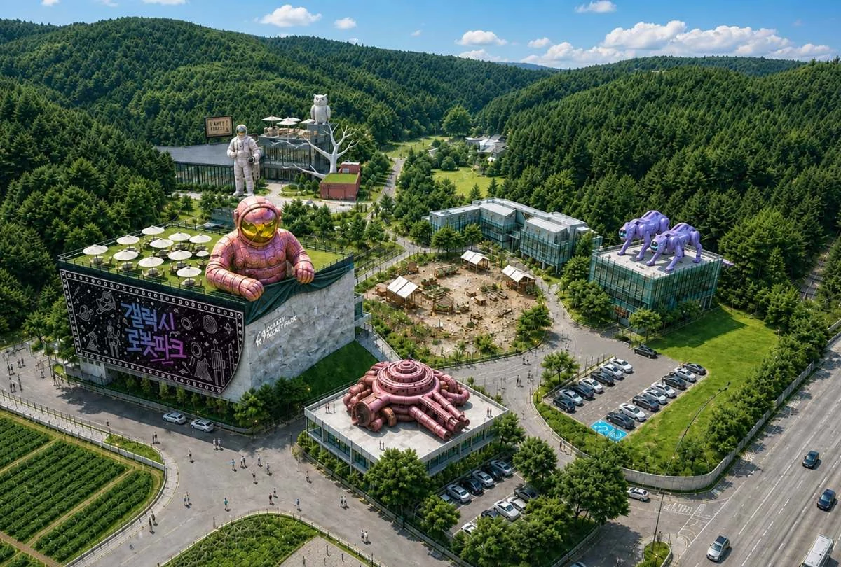 서울 고덕동에 위치한 갤럭시 로봇파크 전경. / 갤럭시코퍼레이션 제공