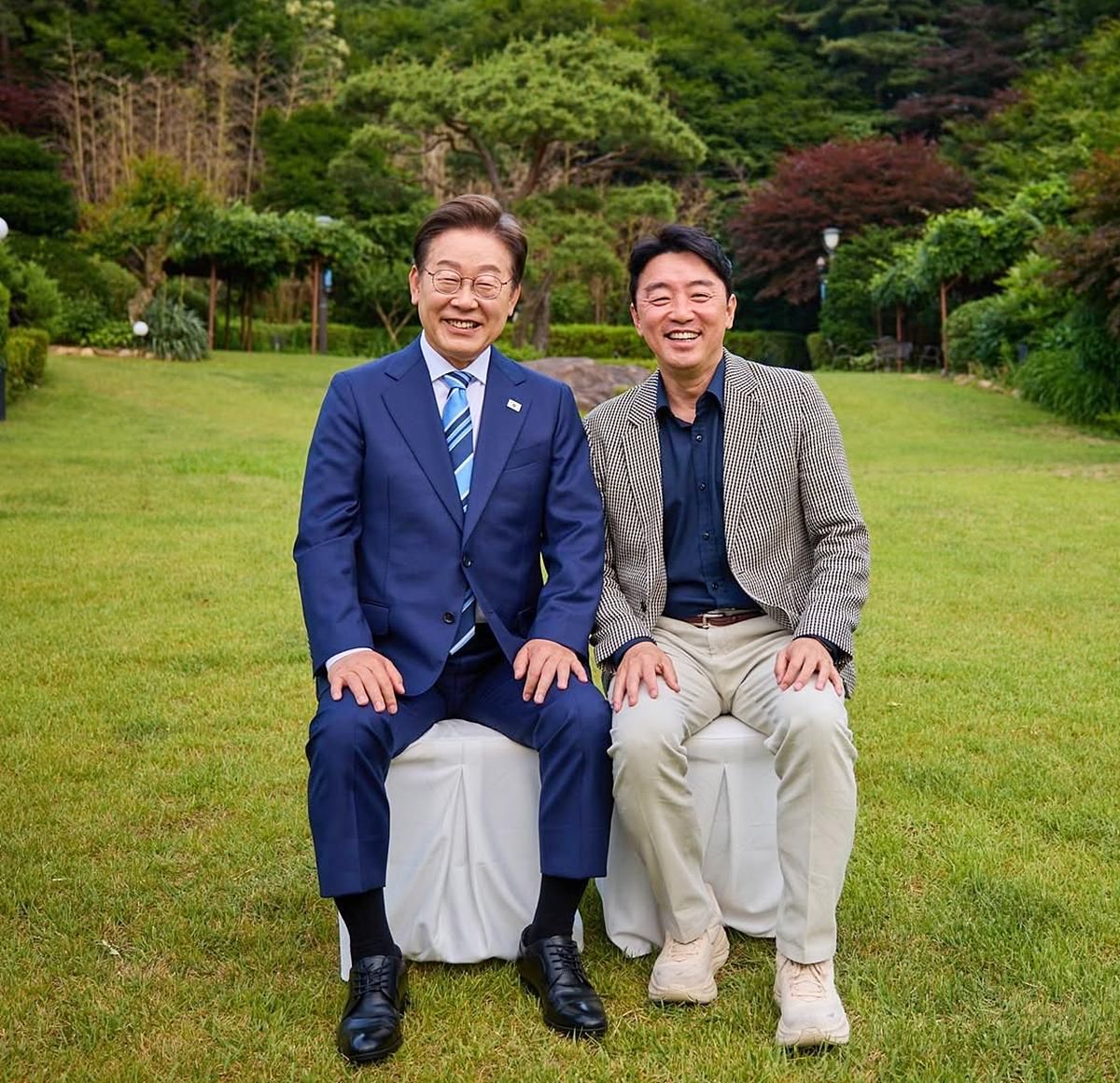 강훈식 전 대통령 비서실장이 15일 엑스에 올린 사진
