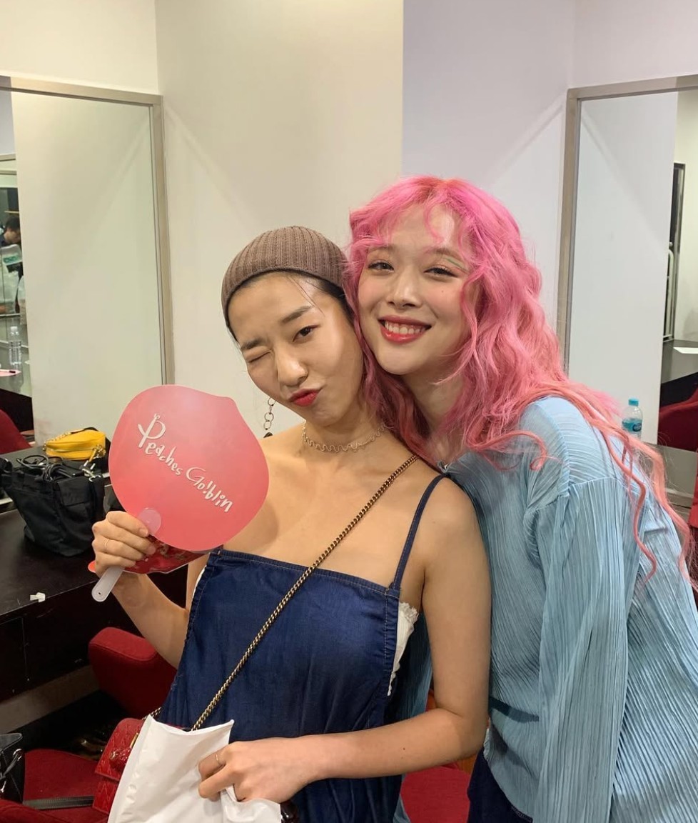 배우 김선아와 설리 / 김선아 인스타그램