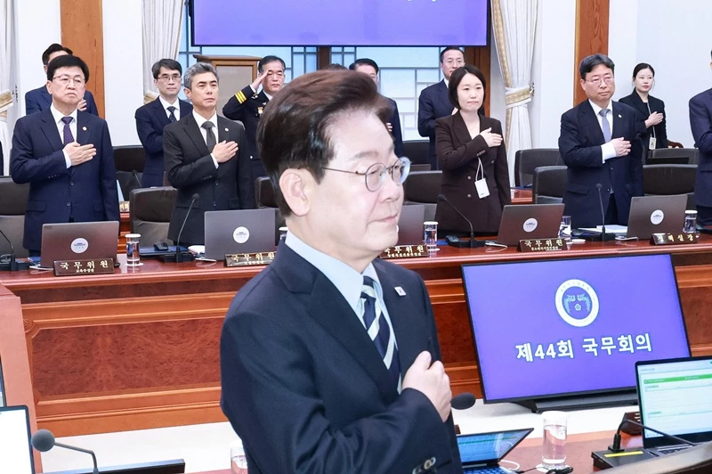 이재명 대통령과 각 부처 장관들 / 뉴스1