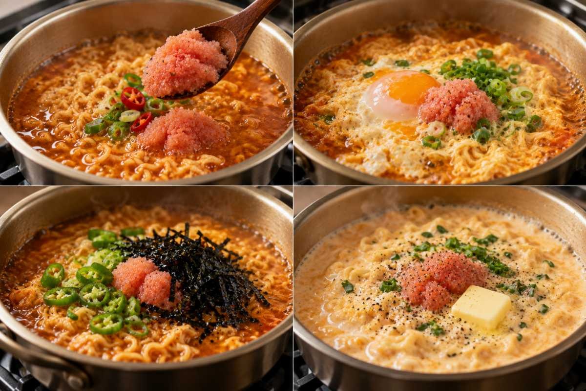명란 라면 / 기사 내용을 바탕으로 제작한 AI 이미지. 실제 모습과 차이가 있을 수 있습니다