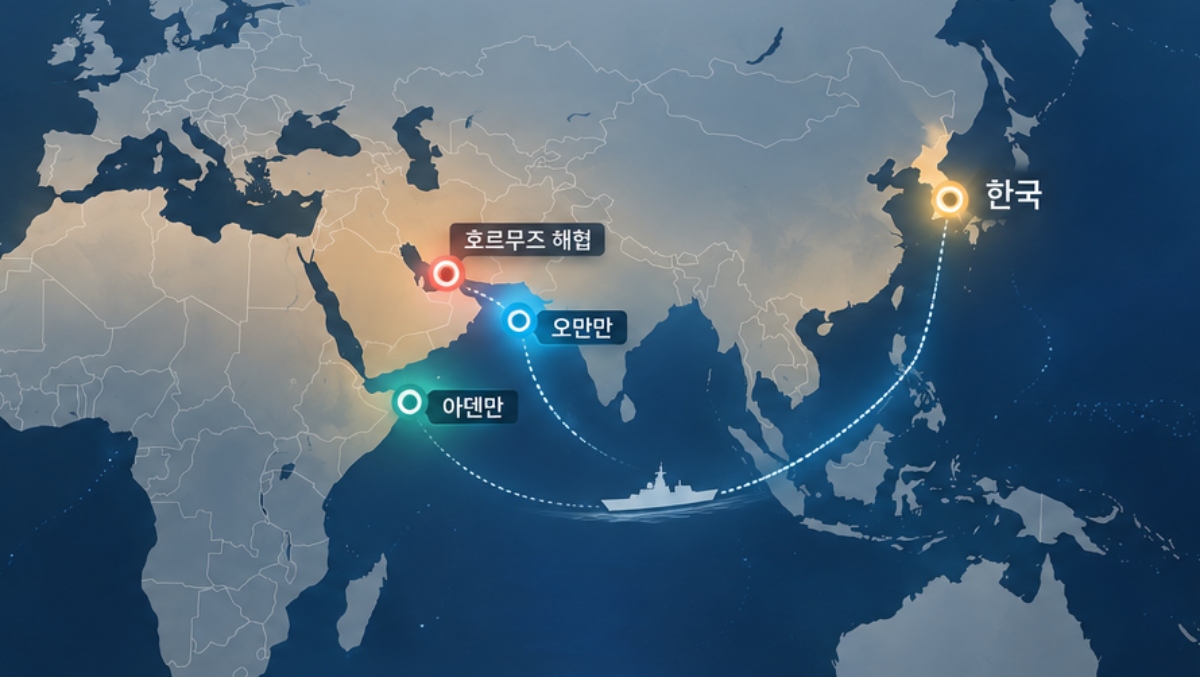 중동 바다 지키는 한국 군함..호르무즈 인근까지 확대 검토