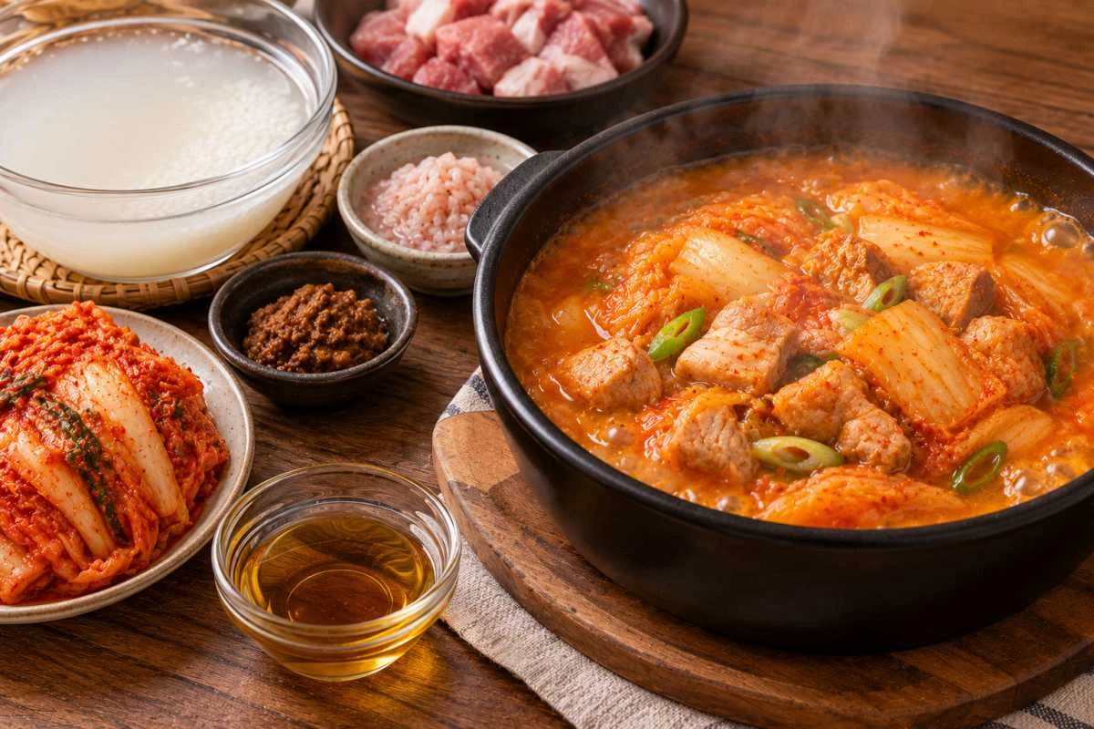 김치찌개 / 기사 내용을 바탕으로 제작한 AI 이미지. 실제 모습과 차이가 있을 수 있습니다
