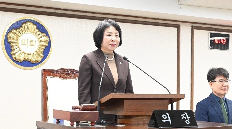 대전 중구의회(의장 윤원옥)는 10월 16일 제276회 임시회 제1차 본회의를 열고 있다./사진=대전 중구의회