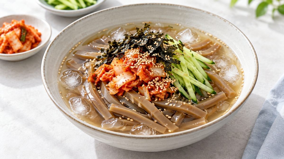 도토리묵사발. / 기사 이해를 돕기 위해 AI로 제작한 자료 이미지로, 실제 모습과 다소 차이가 있을 수 있습니다.