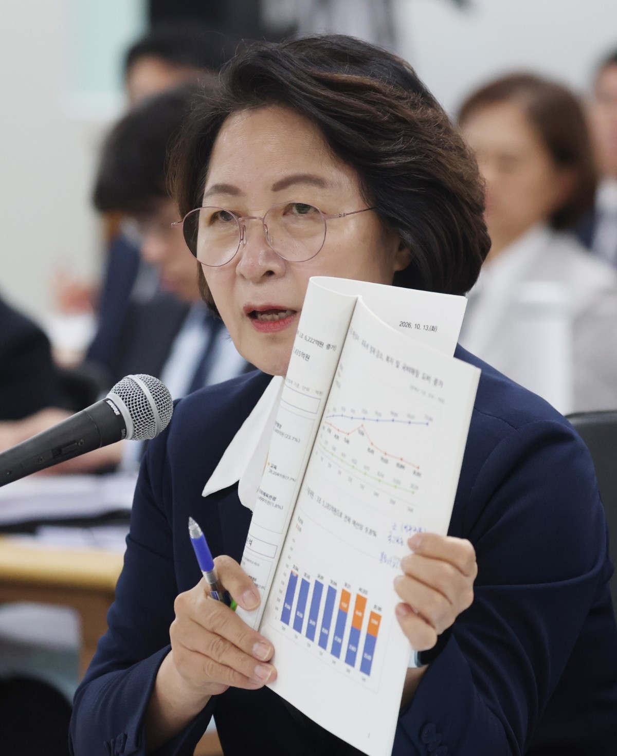 경기도 국감서 발언하는 추미애 지사. / 뉴스1