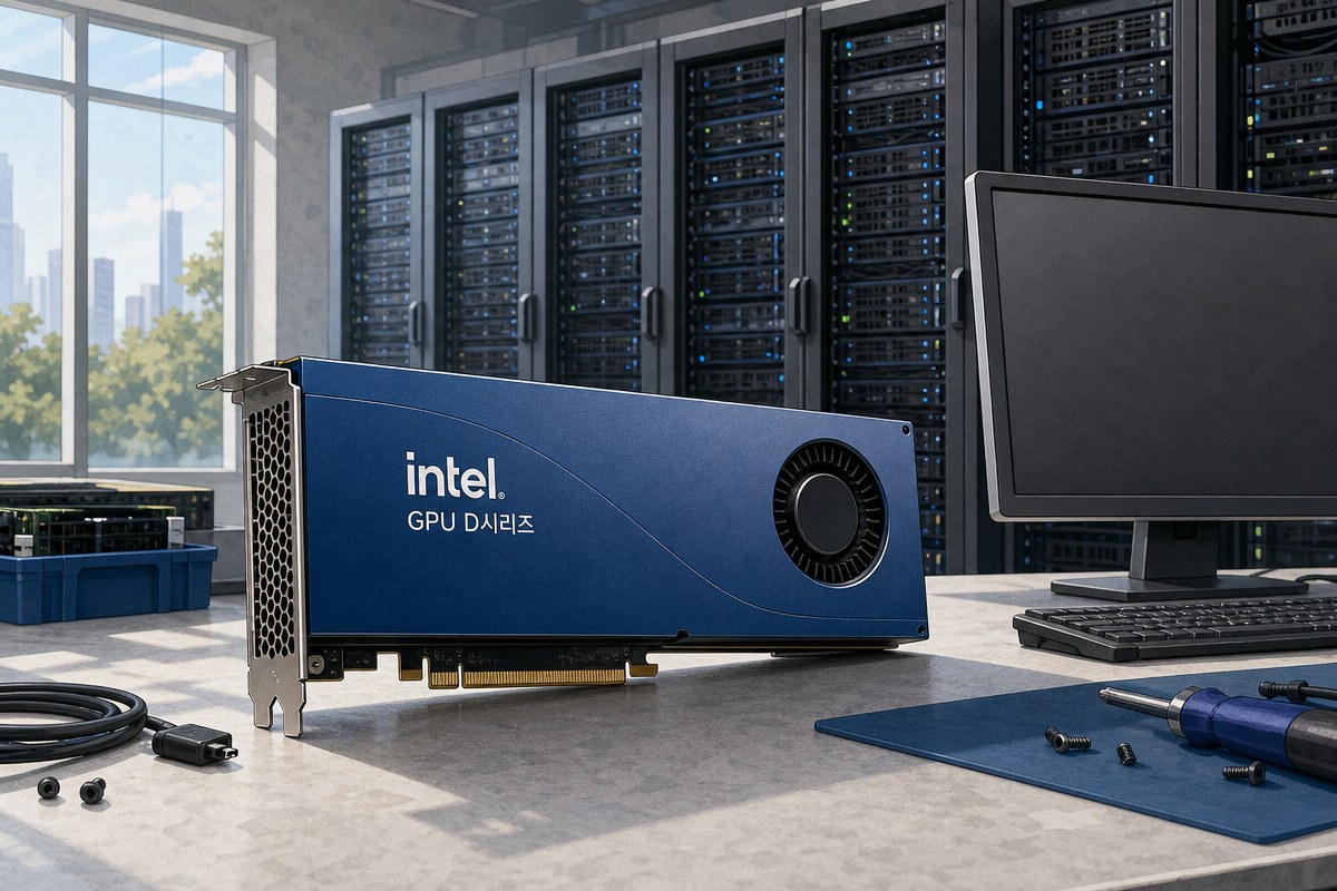 인텔 GPU D시리즈, 메모리 480GB로 엔비디아 B300 넘었지만 가격·출시는 미정