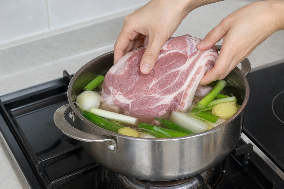 [요리꿀팁] 수육 불 줄이면 더 부드럽다…육수부터 끓인 이 순서