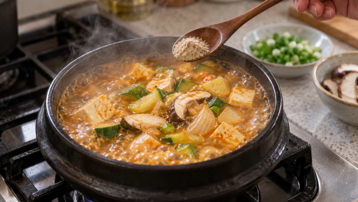 집에서 된장찌개 끓일 때 '이 가루' 넣어 보세요… 가족들이 더 달라고 난리입니다 [위키꿀팁]