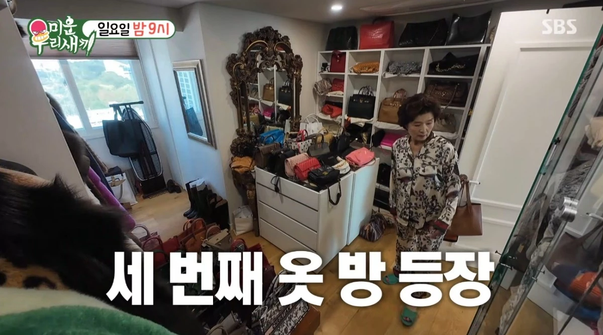 집에 옷방만 3개라는 윤미라. / SBS '미운 우리 새끼'
