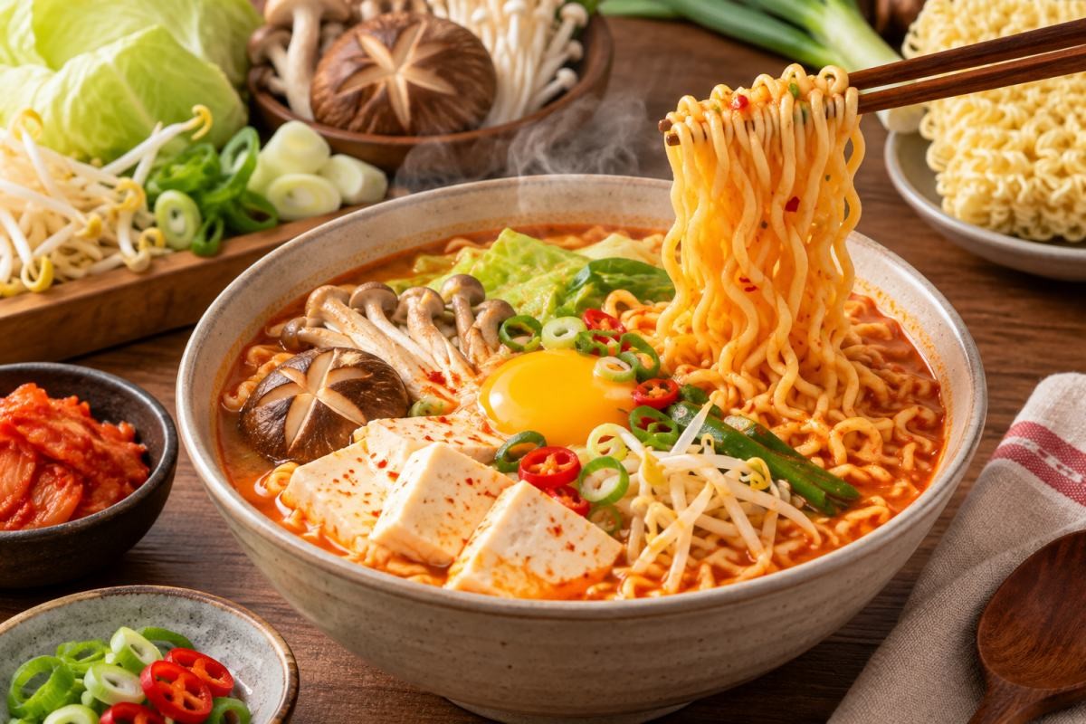 라면 / 기사 내용을 바탕으로 제작한 AI 이미지. 실제 모습과 차이가 있을 수 있습니다