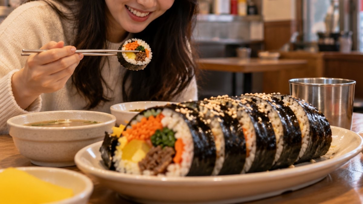 김밥. 기사 이해를 돕기 위해 AI툴로 생성한 자료사진.