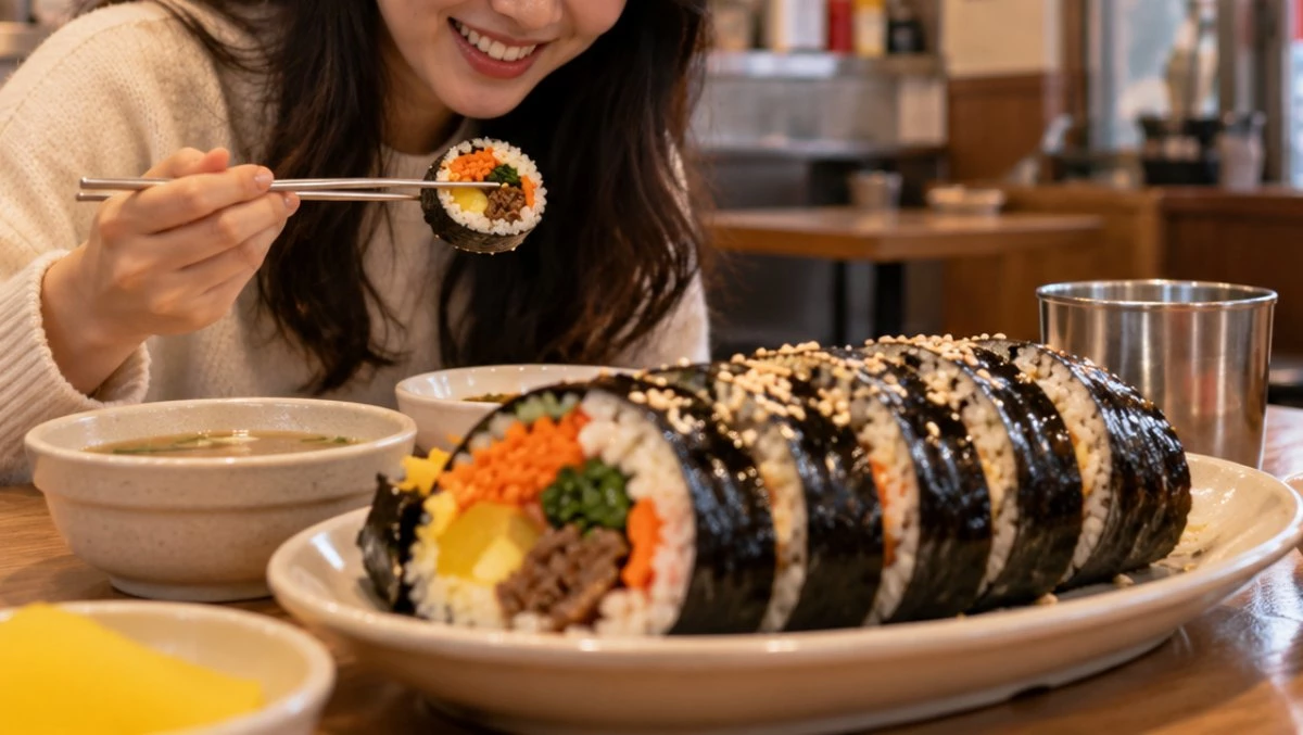 김밥. 기사 이해를 돕기 위해 AI툴로 생성한 자료사진.