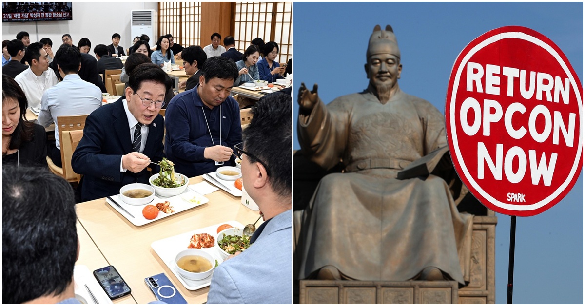 이 대통령 “전작권 미국에 맡겨선 안돼”…김문수 “그럼 나토는?”