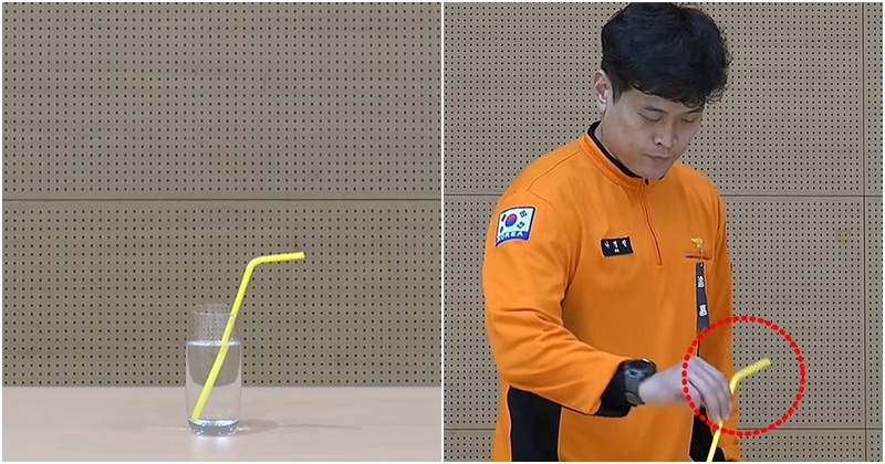 “빨대를 빼더니...” 현직 소방관이 올린 영상, 눈물 난다고 반응 터졌다