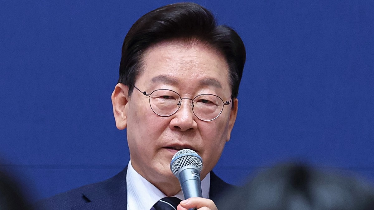 청와대 출입기자단과 간담회 갖는 이재명 대통령. / 뉴스1