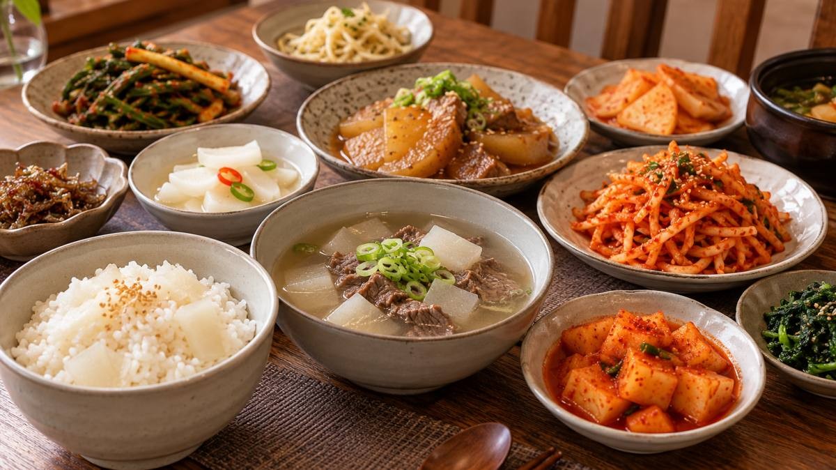 무를 활용한 요리 / 기사 내용을 바탕으로 제작한 AI 이미지. 실제 모습과 차이가 있을 수 있습니다