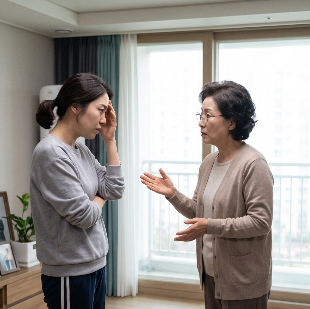 고부갈등 모습. 기사 내용 토대로 AI툴 활용해 제작한 자료사진.