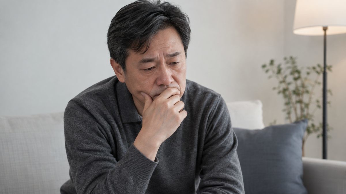 괴로운 표정의 사람. 기사 이해를 돕기 위해 AI툴로 생성한 자료사진.