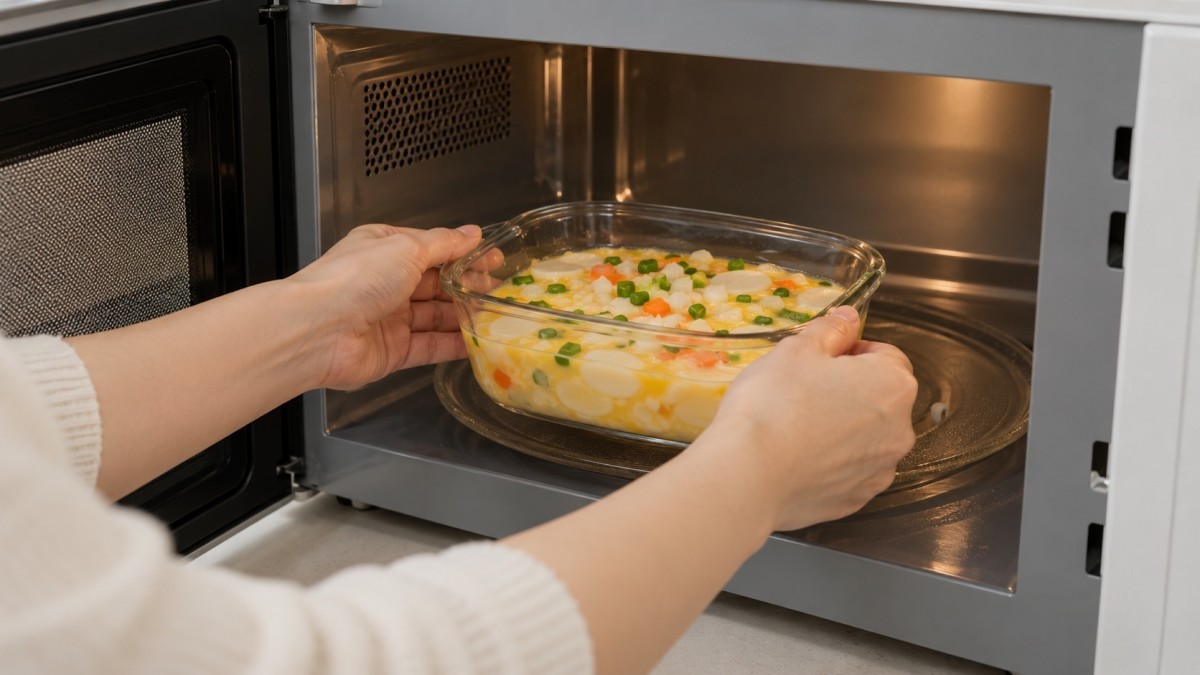 달걀떡찜. / 기사 이해를 돕기 위해 AI로 제작한 자료 이미지로, 실제 모습과 다소 차이가 있을 수 있습니다.