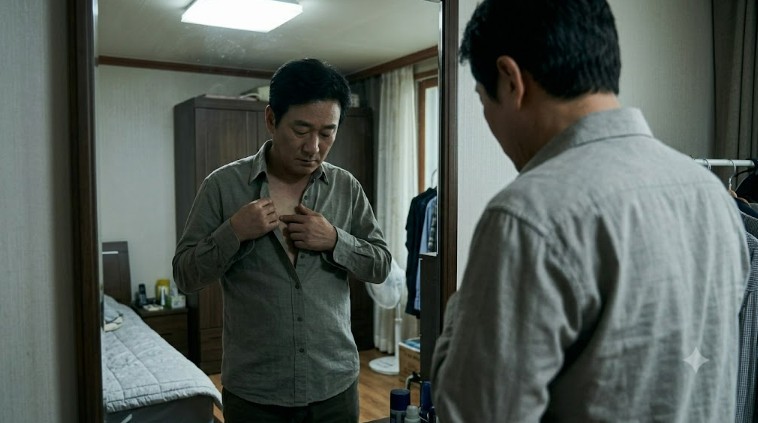 거울보는 남자 / 단순 자료 사진. 기사 이해를 돕기 위해 AI로 제작한 이미지.