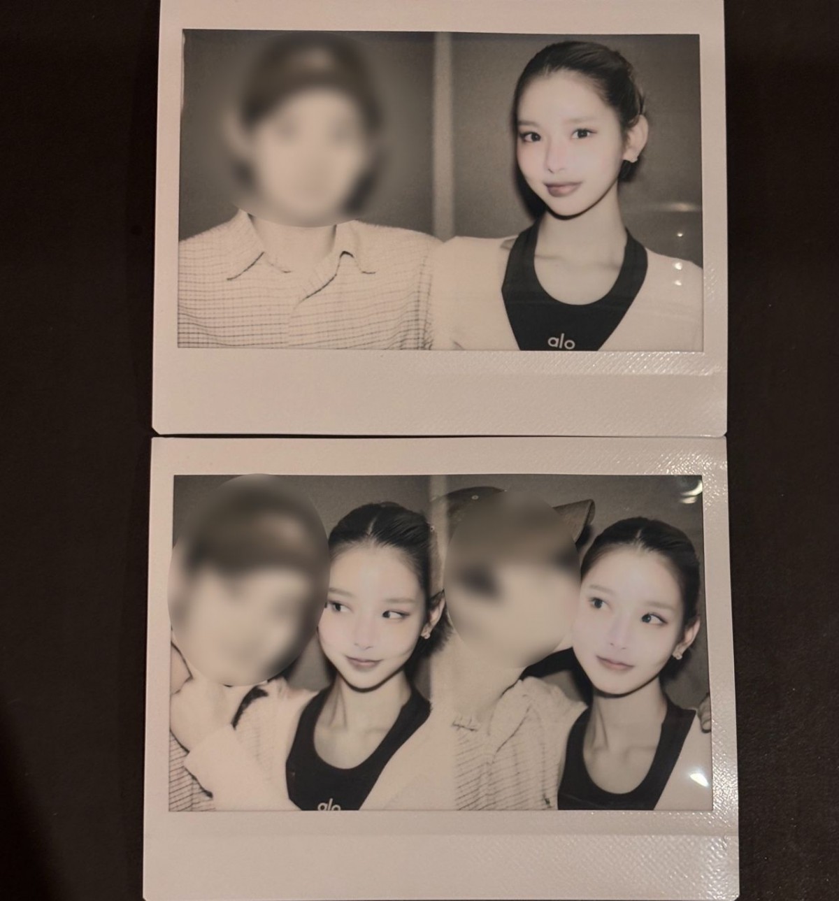 맹승지와 남친이 함께 찍은 사진. (모자이크 갈무리) / 맹승지 인스타그램