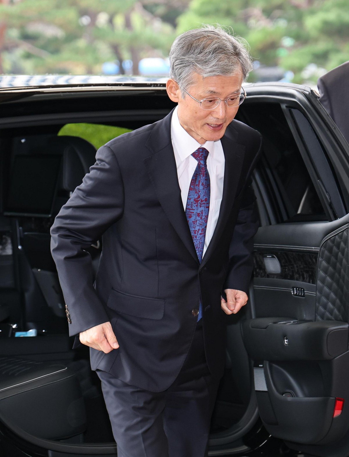 조희대 대법원장이 21일 서울 서초구 대법원으로 출근하고 있다. / 뉴스1