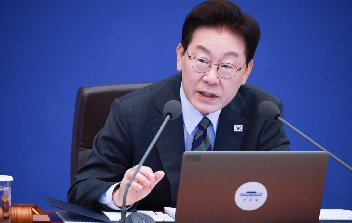 국무회의에서 발언하는 이재명 대통령 / 뉴스1