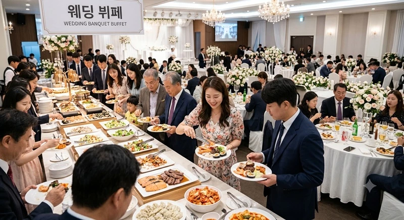 식대에 꼭 맞춰서 축의금을 낼 의무는 없다. / AI 생성 이미지