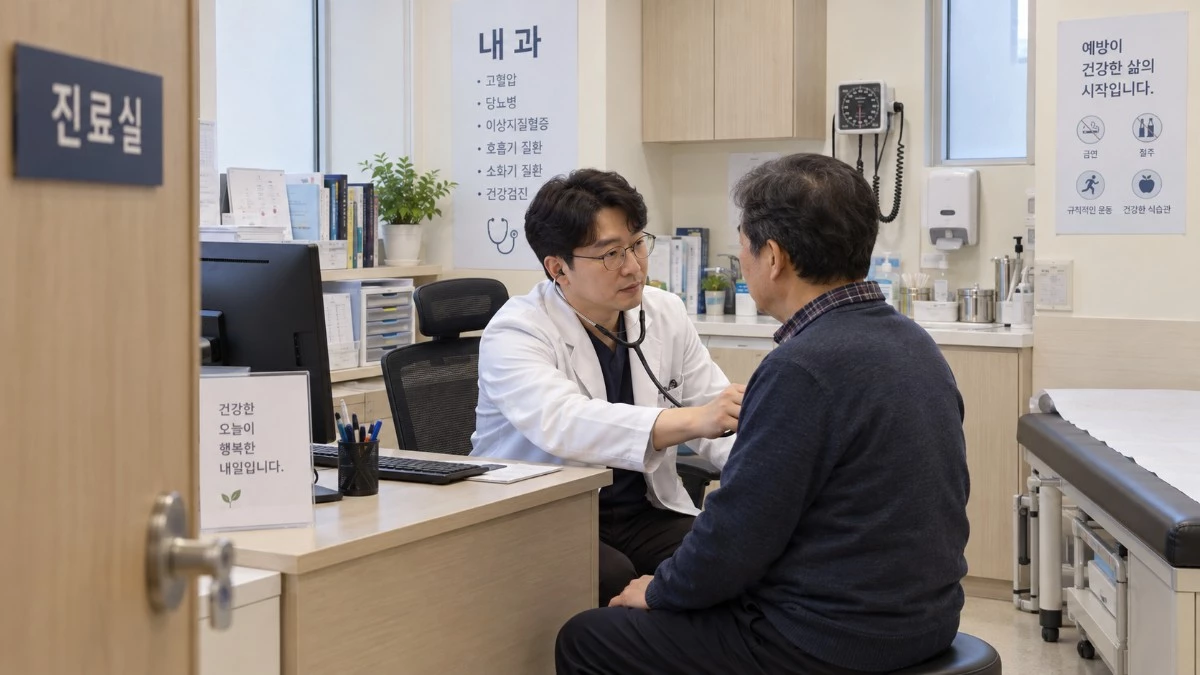 동내 내과에서 의사가 진료하는 모습. 기사 이해를 돕기 위해 AI를 활용해 제작한 자료 사진. 기사 내용과 직접적인 관련은 없음. 동내 내과에서 벌어진 소란을 유쾌하게 수습한 할아버지 사연이 스레드 등 SNS에서 화제가 되고 있다. 지난 20일 스레드에는 '방금 동내 내과에서 도파민 터짐'이라는 제목으로 사연이 올라왔다. 해당 스레드 이용자는 최근 자신이 다니는 동내 내과에서 목격한 일을 다른 이용자들과 공유했다. 사연을 접한 다른 스레드 이용자들은 통쾌하다는 반응을 보였다.