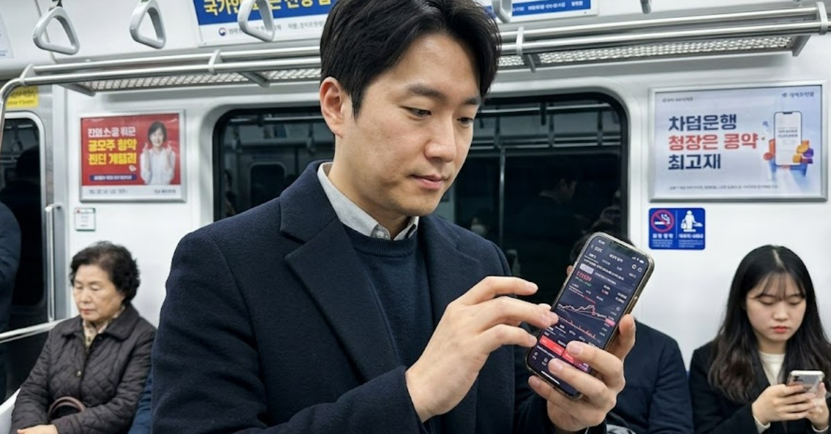 주식을 확인하는 사람 / 단순 자료 사진. 기사 이해를 돕기 위해 AI로 제작한 이미지.