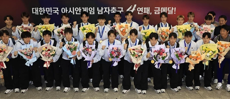 대한민국 아시안게임 남자축구 대표팀 / 뉴스1