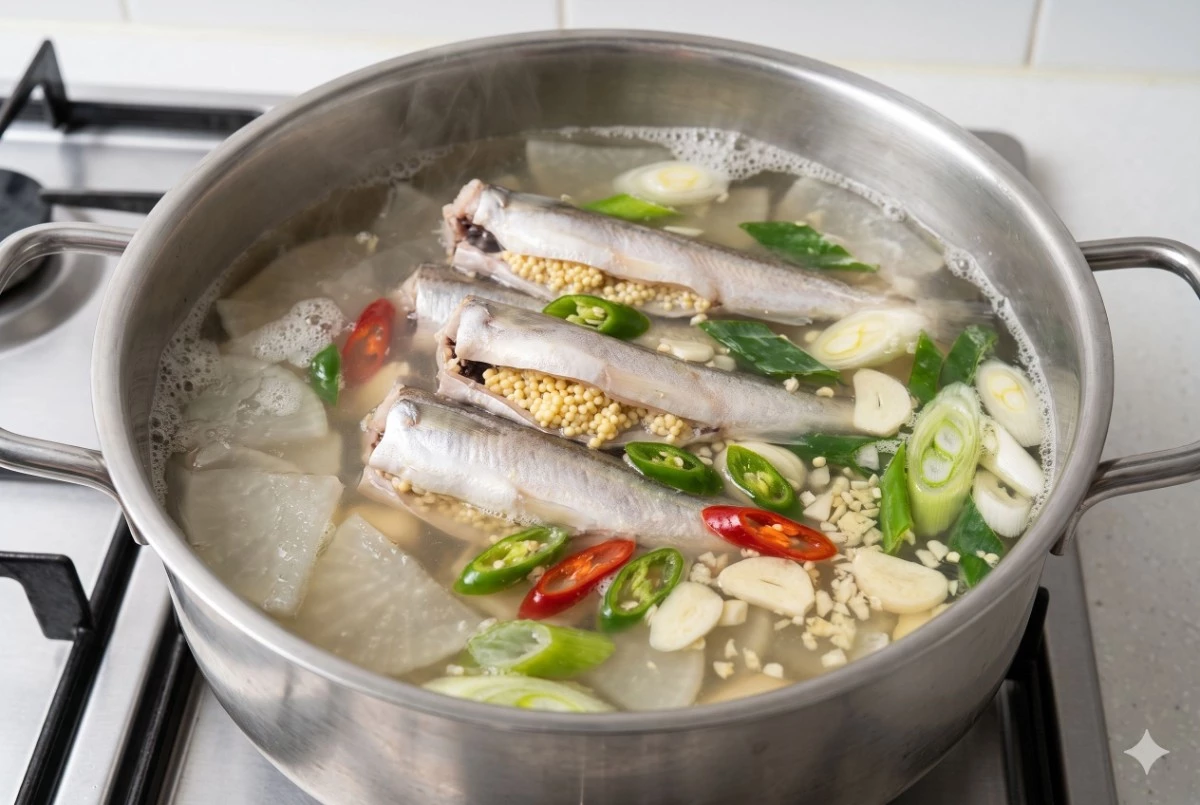 도루묵 맑은탕. 기사 이해를 돕기 위해 AI로 제작한 자료 이미지로, 실제 모습과 다소 차이가 있을 수 있습니다.