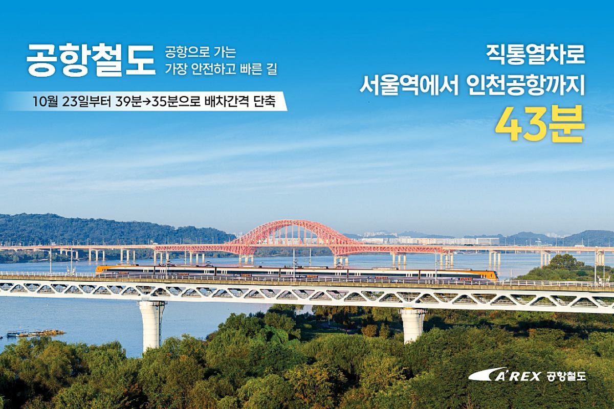 기존 하루 52회였던 운행 횟수는 56회로 늘어난다. 추가 열차는 오전 11시부터 오후 6시 사이에 배치되며, 서울역에서 인천공항으로 향하는 하행선과 인천공항에서 서울역으로 이동하는 상행선에 각각 2회씩 투입된다. / 공항철도