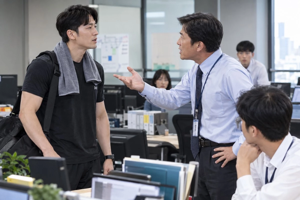 주 1회 팀 점심 대신 헬스장을 택한 직원과 팀장의 신경전으로 인해 골치가 아프다는 내용의 사연이 인터넷 커뮤니티에 게재됐다. 글에 대한 이해를 돕기 위해 AI 툴로 만든 사진.