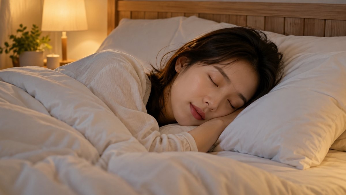 편하게 깊은 잠에 든 사람. 기사 이해를 돕기 위해 AI툴로 생성한 자료사진.