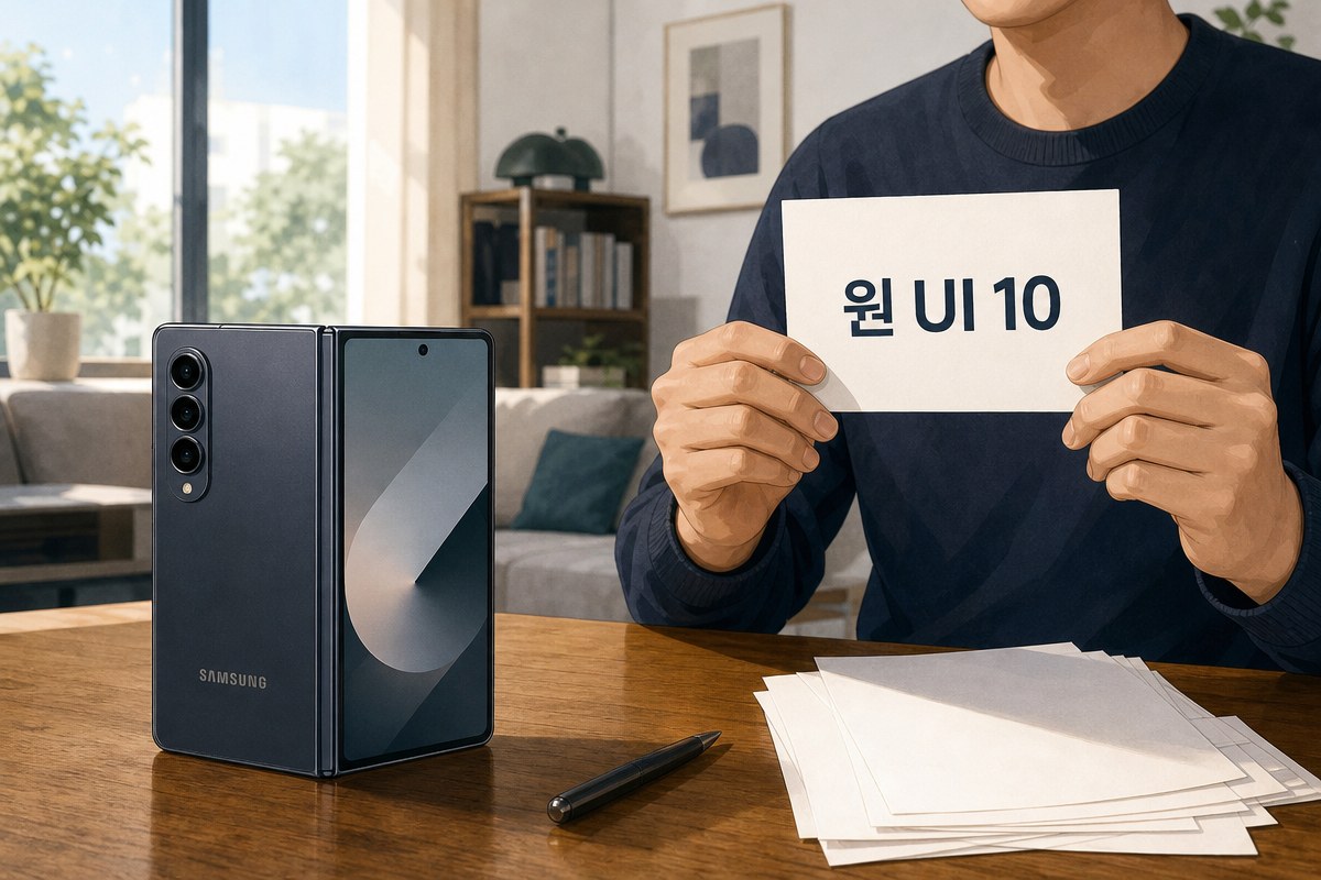 원 UI 10 유출, 앱 아이콘 격자 벗어나 ‘맥락’ 중심 화면으로…폴드9 첫 적용