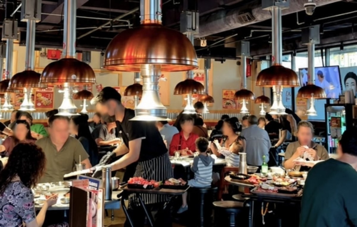 미국 텍사스주 캐럴턴 새마을식당을 찾은 방문객들. / 더본코리아·플랜얼라이언스 제공