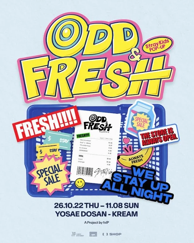 스트레이 키즈 팝업스토어 'ODD&FRESH' 오픈 / 크림 제공