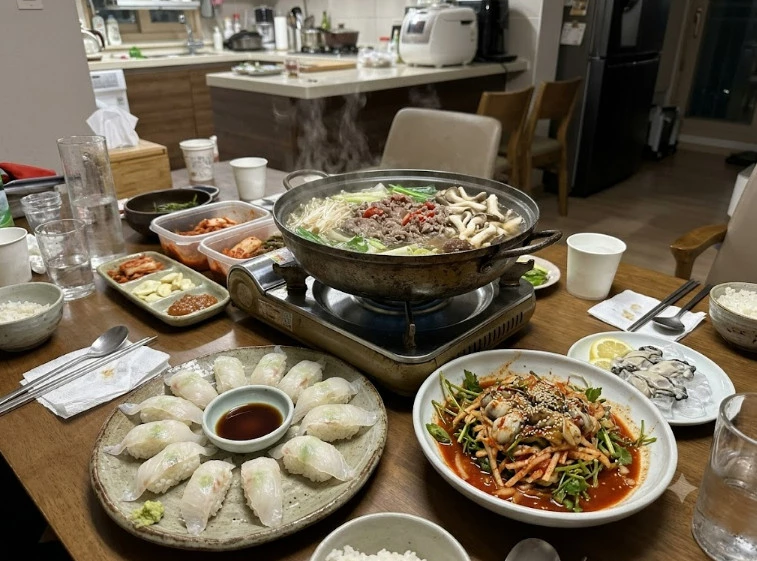 한 상 차림 / 단순 자료 사진. 기사 이해를 돕기 위해 AI로 제작한 이미지.