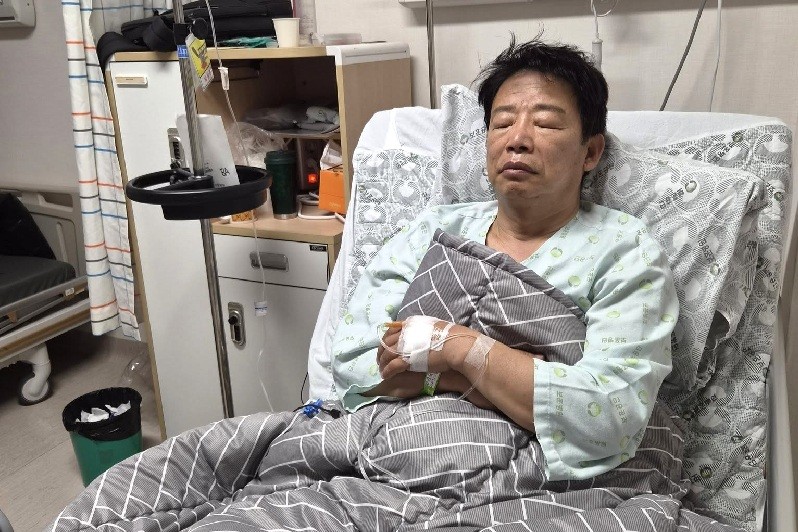 "구정부터 챙기겠다"...김찬술, 단식 입원 나흘 만에 복귀