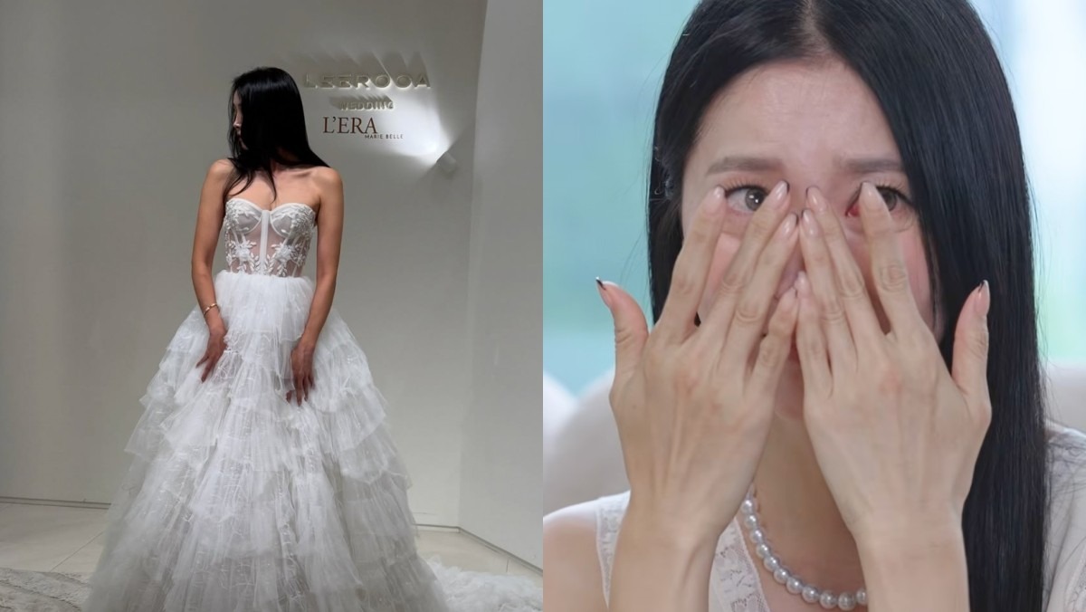 “전 국민이 축하” 이혼 11년 만 재혼한 여배우, 웨딩드레스 자태 공개…”고마워 여봉“