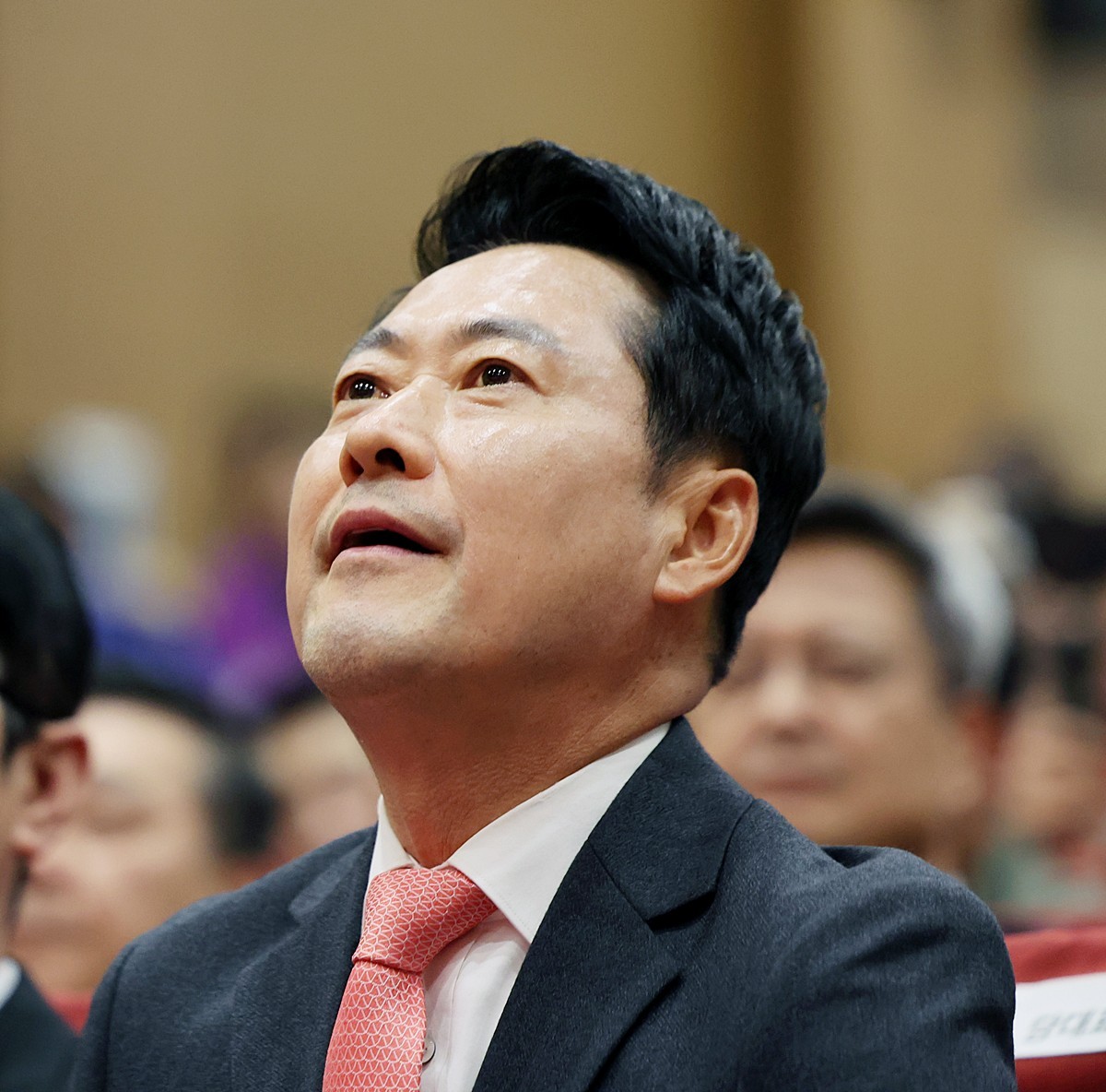 장동혁 국민의힘 대표가 23일 서울 여의도 국회 의원회관에서 열린 '입틀막법 총력투쟁 결의대회'에 자리하고 있다. 기사 이해를 돕기 위한 자료 사진 / 뉴스1