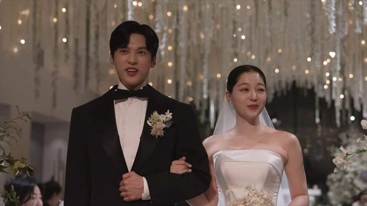 김가은과 윤선우가 결혼할 당시. / 유튜브 '김가은 KIMGAEUN'