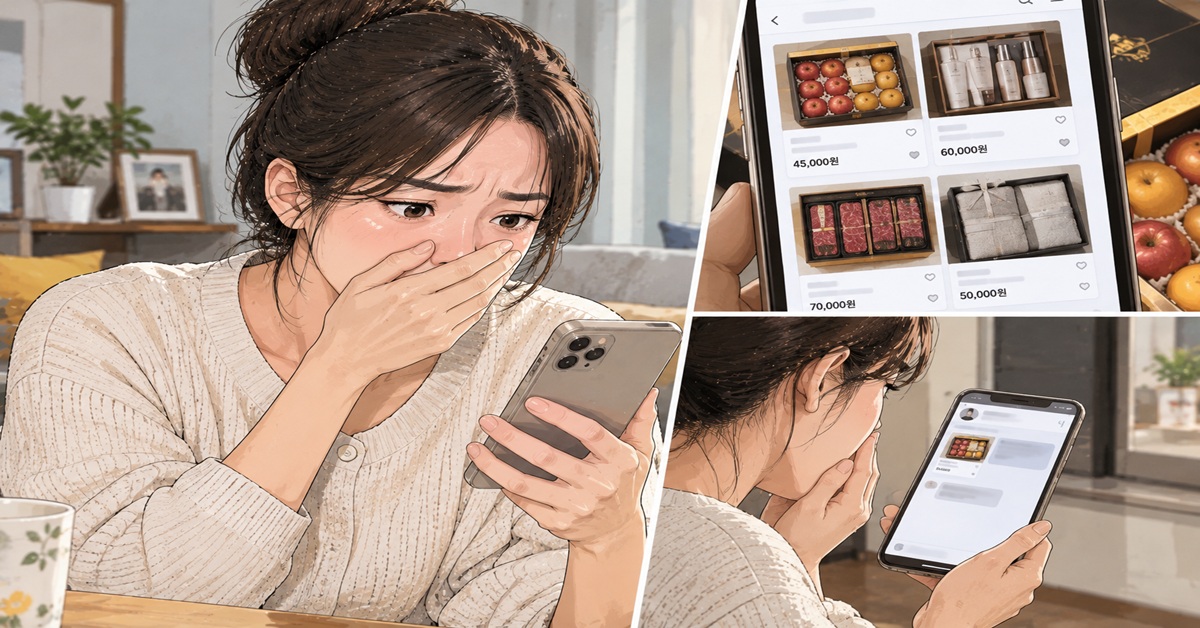“친정서 매번 정성 들여 시댁에 준 선물들이 반값 중고 거래... 판매자 알고 소름 돋았다”